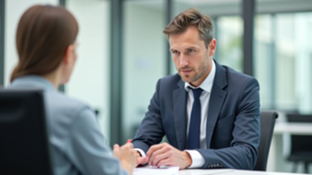 Modernes Büro mit Versicherungsberater bei der Kundenkonsultation